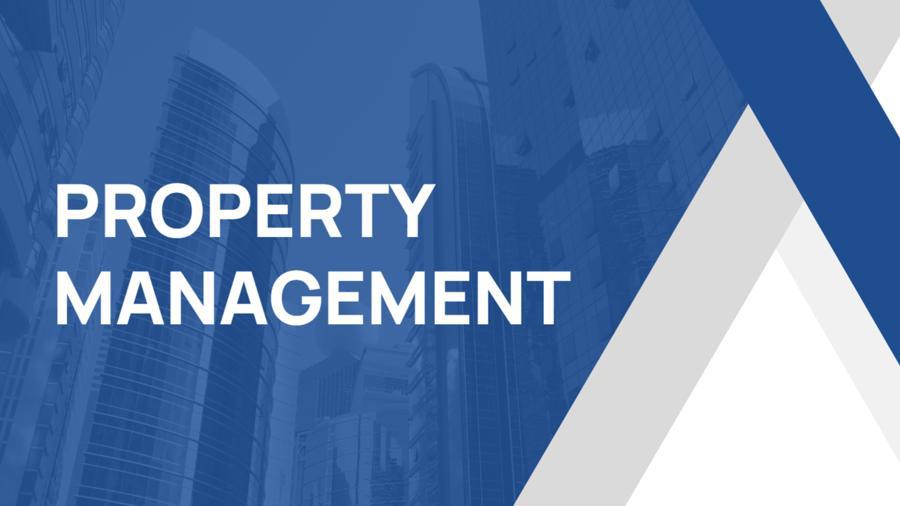 Property Management: Maintaining Your Investment